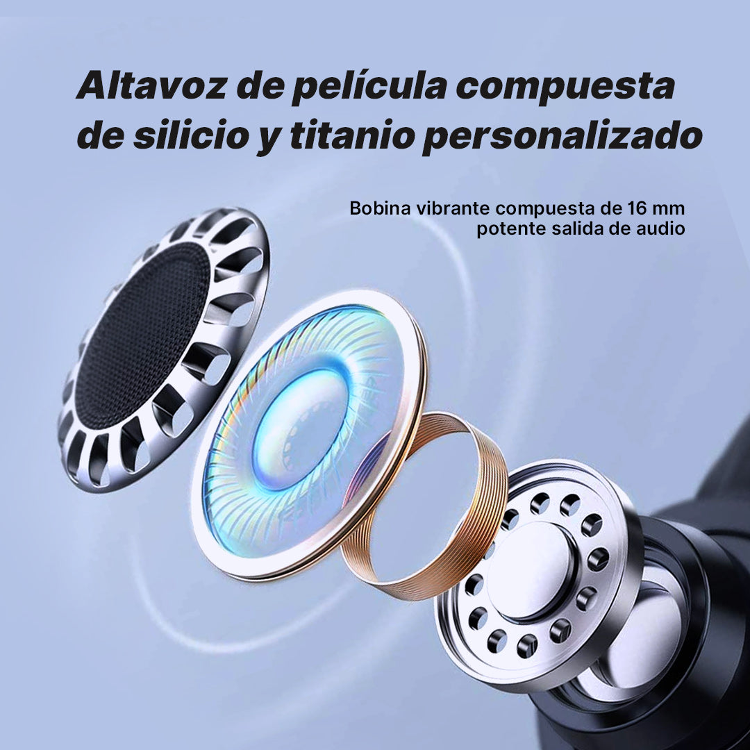 Auricular AI Traducción Bluetooth 5.4 OWS Inalámbricos iOS/Android BM026