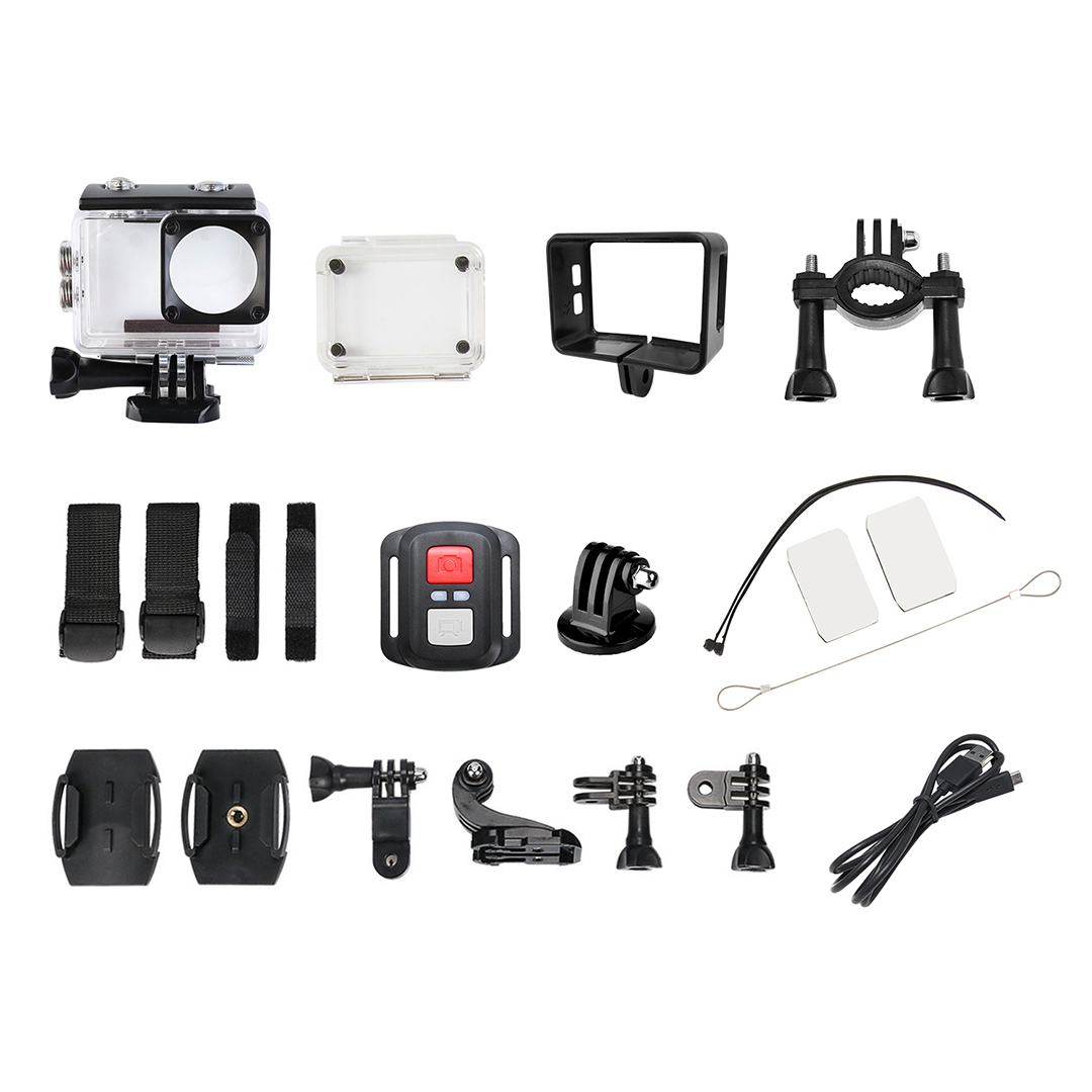 Cámara Deportiva 4K Sumergible con Doble Pantalla y Wi-Fi CC001 - Yesmart