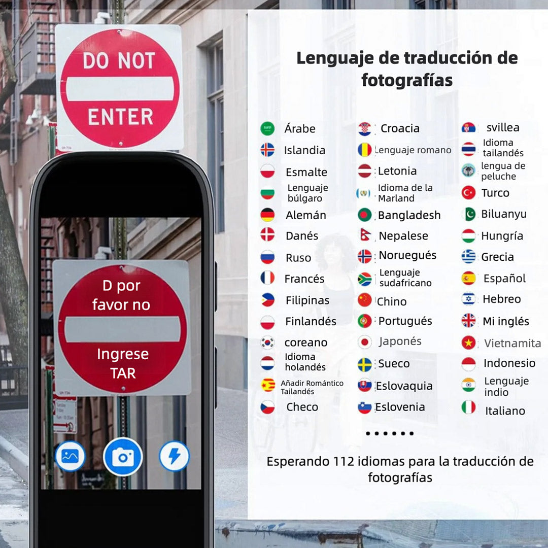 Lápiz Traductor T6S Sin Necesidad de WiFi, Dispositivo Traductor de Idiomas, Lápiz Lector Escaneador, Traductor de Voz Instantáneo CL002