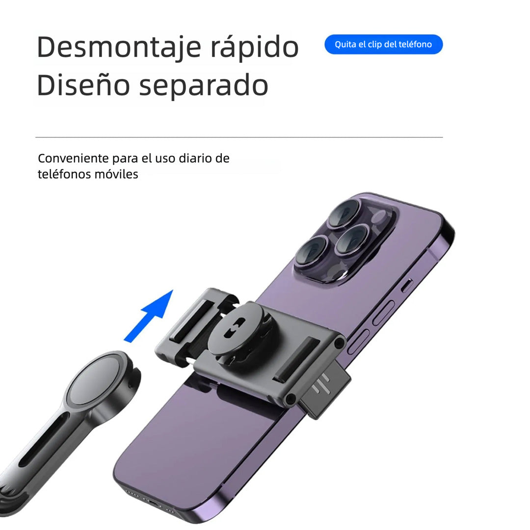 Soporte Inteligente para Celular con Seguimiento Automático – Trípode 360° con Cámara Incorporada, Sin App, Control Remoto, Recargable, para Live Streaming, Vlogging y Selfies – SC009