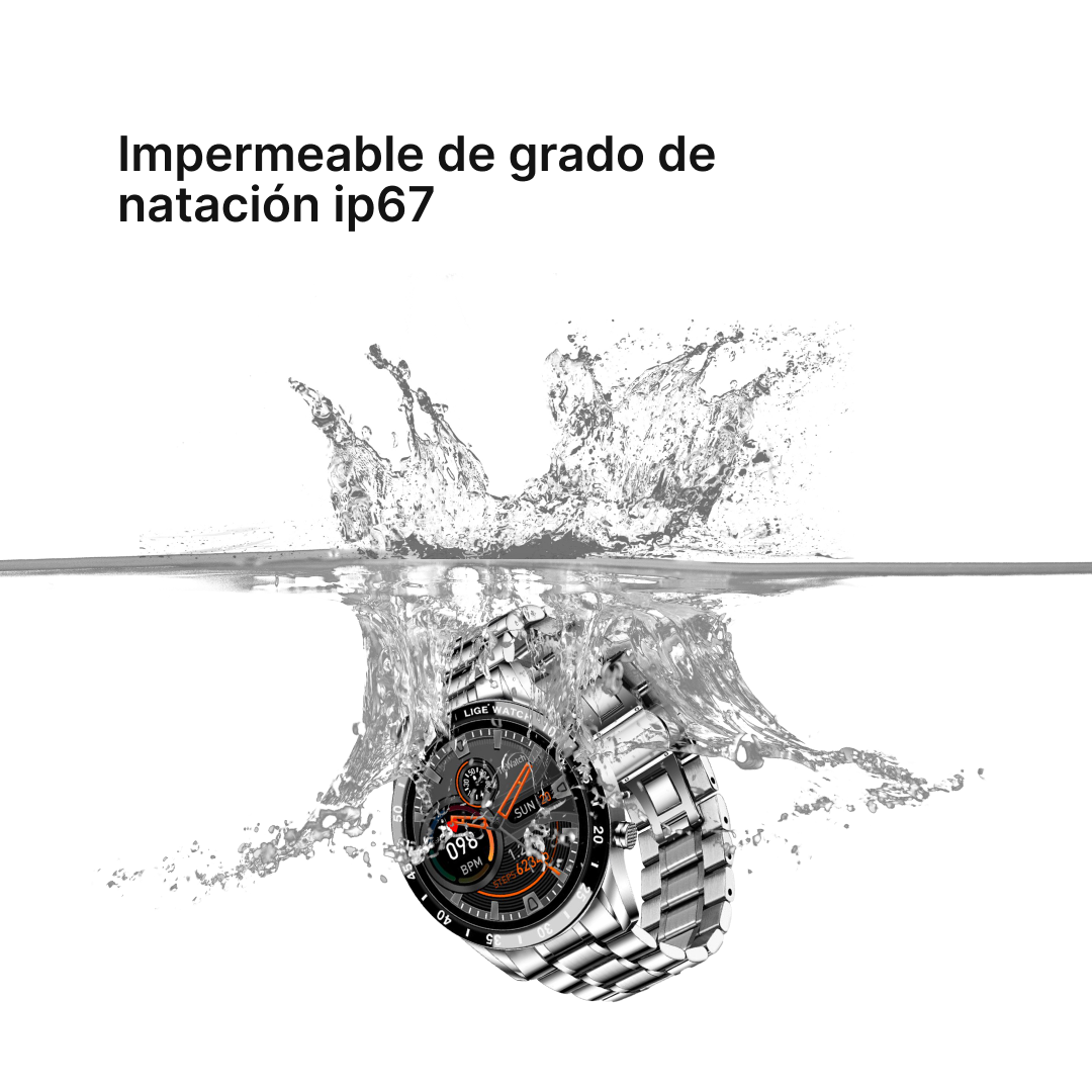 Reloj inteligente de Estilo Empresarial con Monitoreo de Salud y Modos Deportivos -SW018 - Yesmart