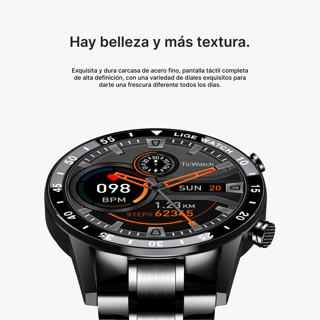 Reloj inteligente de Estilo Empresarial con Monitoreo de Salud y Modos Deportivos -SW018 - Yesmart