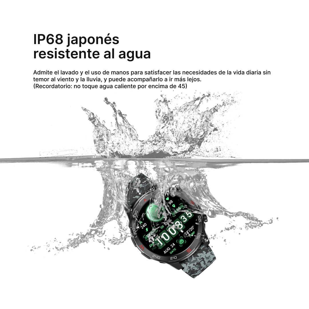 Reloj inteligente Pantalla HD Larga Duración Monitor de Salud Reloj Deportivo Inteligente -SW012 - Yesmart