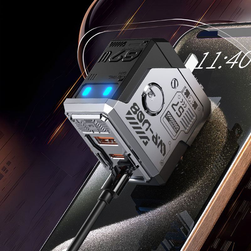 Cargador 67W con Triple Puerto y Diseño Plegable para Carga Rápida CI006 - Yesmart