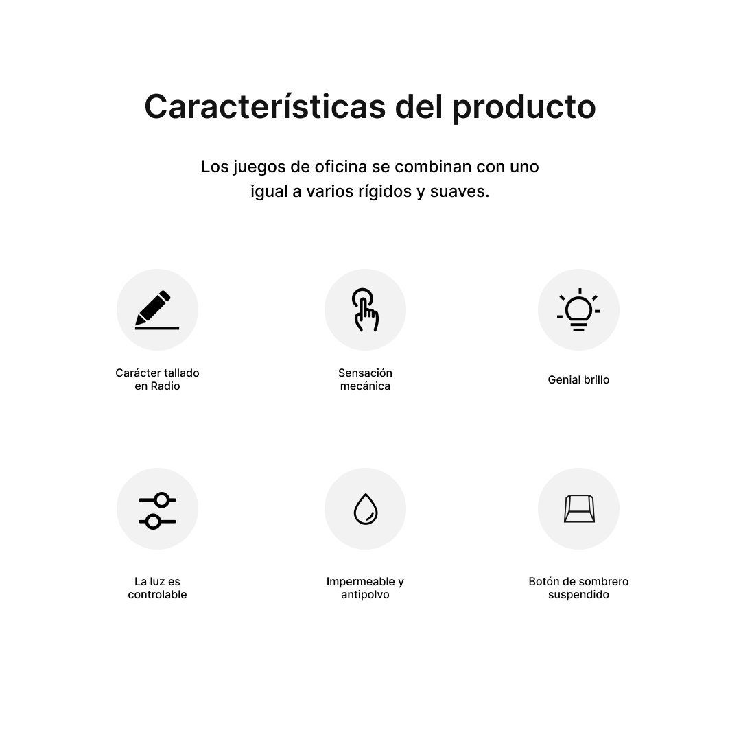 Teclado Mecánico Gaming con Retroiluminación RGB, 104 Teclas, Compatible con Windows KM002 - Yesmart