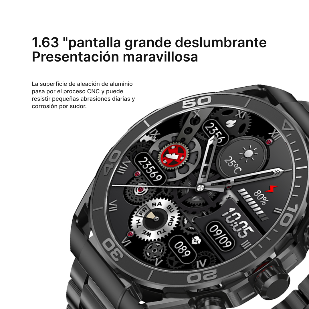 Reloj inteligente Pantalla HD 1.63'' Salud Larga Duración Bluetooth Deportivo Inteligente -SW013 - Yesmart