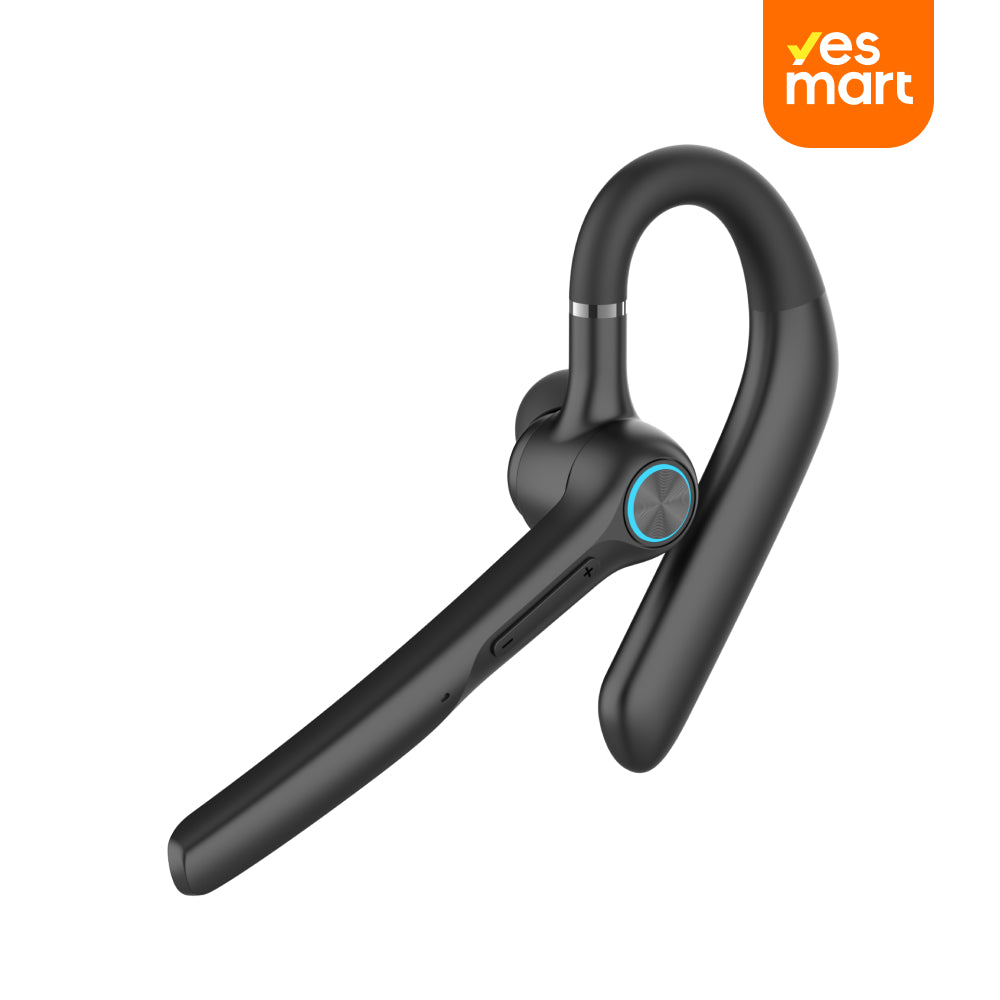 Auriculares Bluetooth V5.3, auricular inalámbrico con estuche de carga de 500 mAh, auriculares manos libres, micrófono con cancelación de ruido para oficina/conducción/negocios - BH046