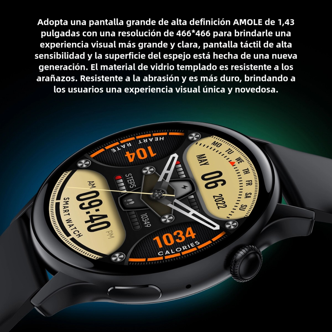 Reloj inteligente 1.43 pulgadas AMOLED llamada larga duración -SW009 - Yesmart
