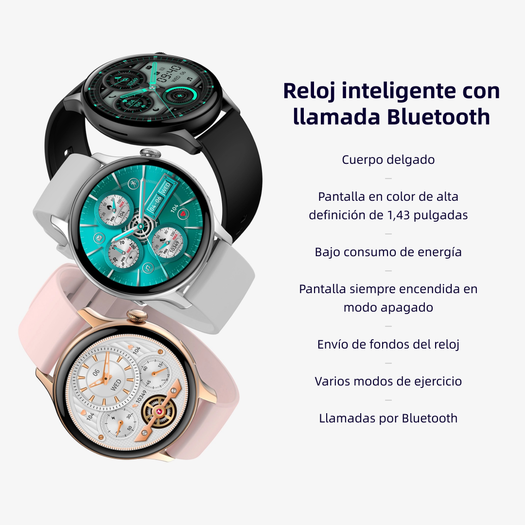 Reloj inteligente 1.43 pulgadas AMOLED llamada larga duración -SW009 - Yesmart