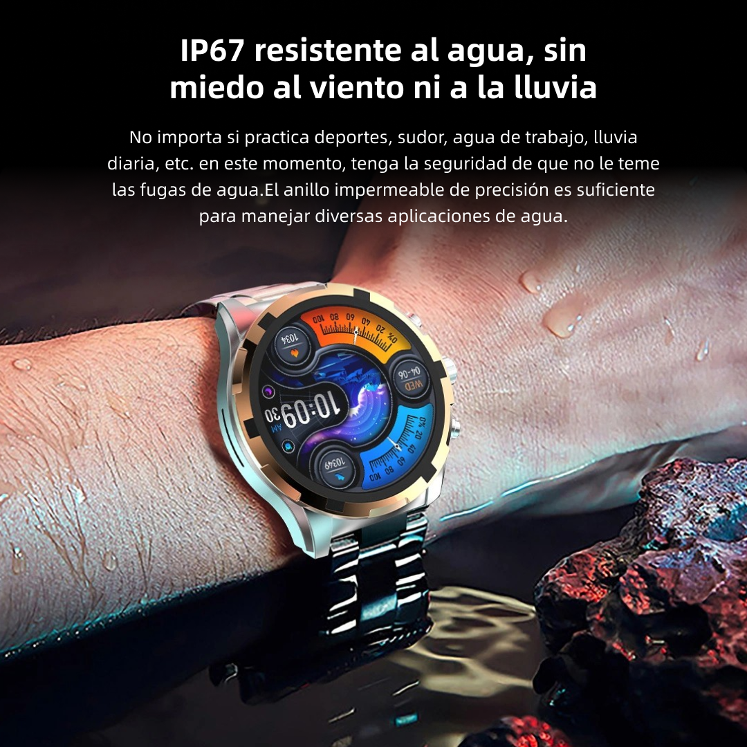 Reloj inteligente Business bluetooth smart call fuerte resistencia oxígeno sangre salud gestión -SW007 - Yesmart