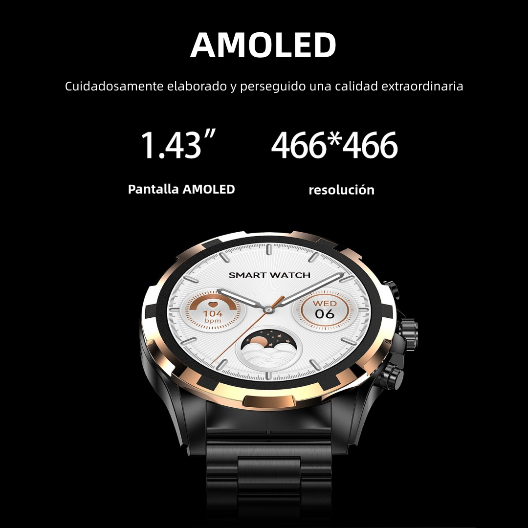 Reloj inteligente Business bluetooth smart call fuerte resistencia oxígeno sangre salud gestión -SW007 - Yesmart