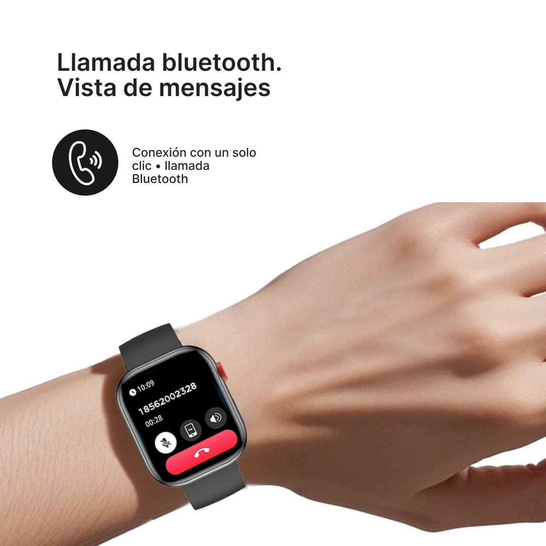 Reloj inteligente Diseño Moderno 2.01” TFT Pantalla Monitoreo de Salud y Modos Deportivos -SW015 - Yesmart