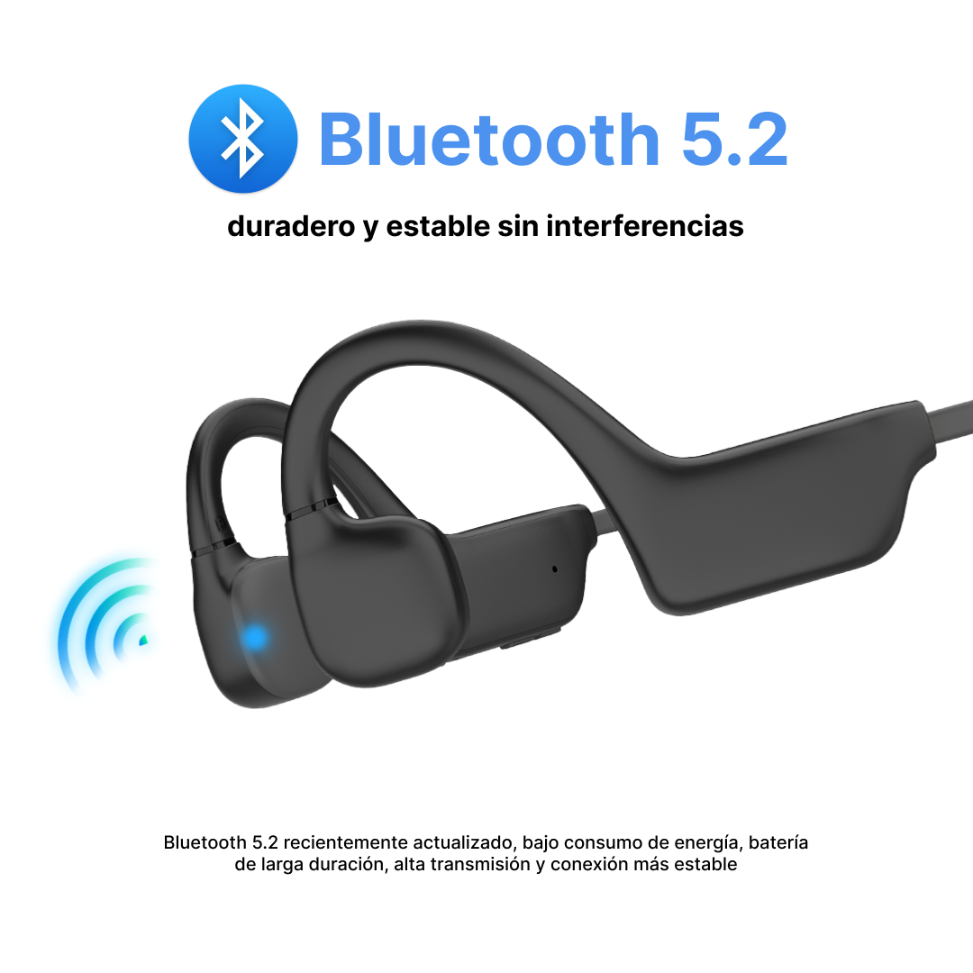 Auriculares Bluetooth de Conducción Ósea, Sonido Claro, IPX5, Batería Duradera y Diseño Ligero -BC003 - Yesmart