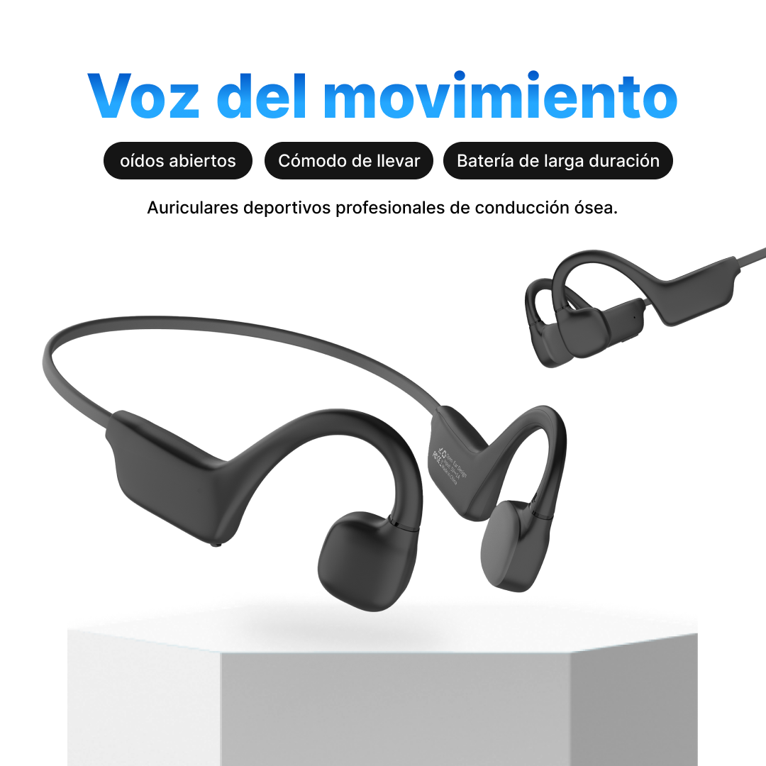 Auriculares Bluetooth de Conducción Ósea, Sonido Claro, IPX5, Batería Duradera y Diseño Ligero -BC003 - Yesmart