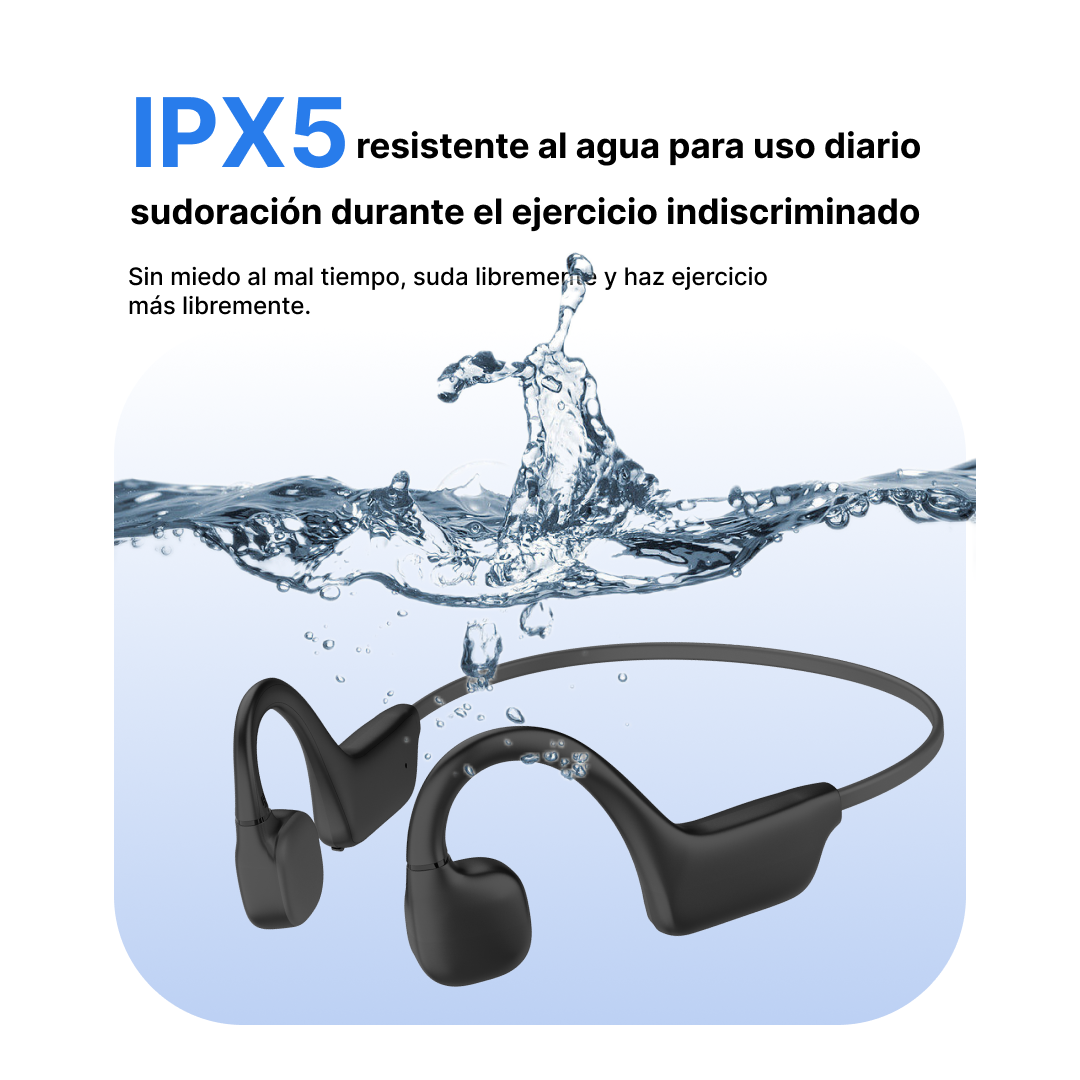 Auriculares Bluetooth de Conducción Ósea, Sonido Claro, IPX5, Batería Duradera y Diseño Ligero -BC003 - Yesmart