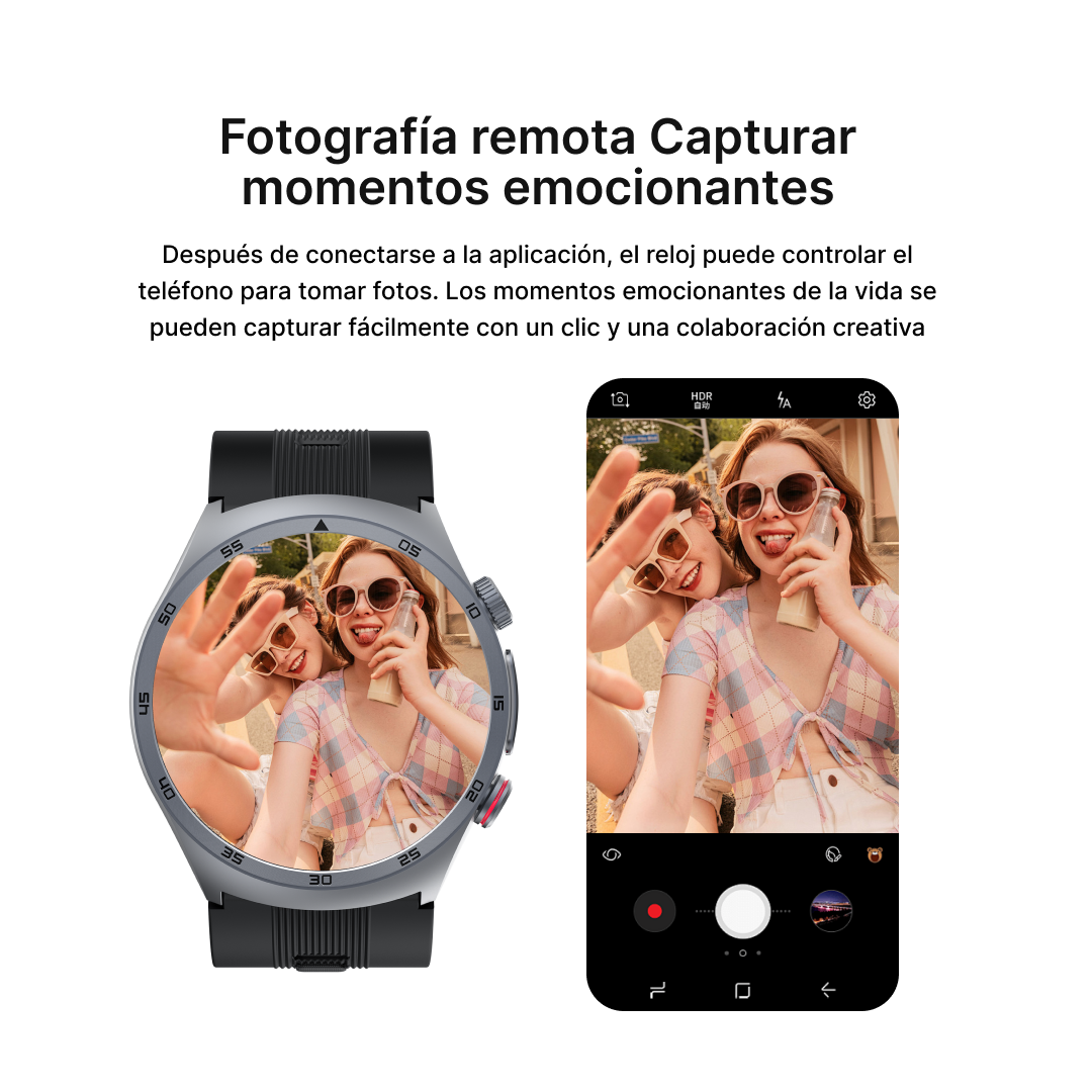Reloj inteligente con Pantalla AMOLED 1.43", Monitoreo de Salud 24/7 y Modos Deportivos SW034 - Yesmart