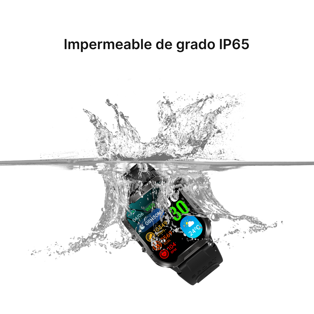 Reloj inteligente Deportivo con Pantalla HD de 1.96", Modos Deportivos y Monitoreo de Salud SW035 - Yesmart