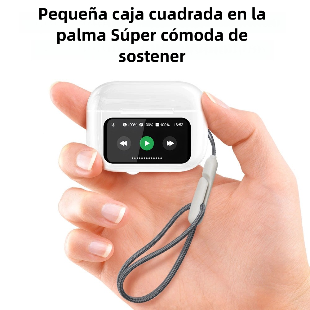 Auriculares Bluetooth 1.47" con pantalla táctil ANC+ENC dual mic con reducción de ruido -BH005 - Yesmart