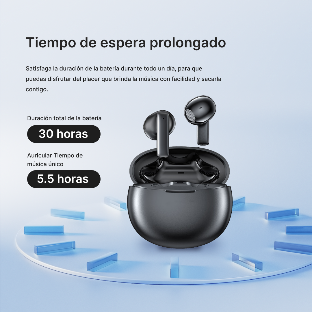Auriculares Bluetooth 5.3 HIFI Sonido, Cancelación de Ruido y Diseño Ergonómico -BH009 - Yesmart