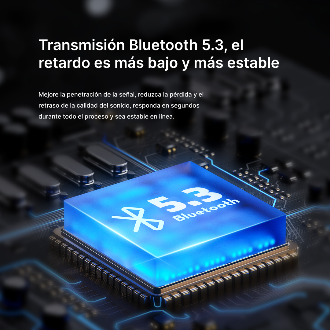 Auriculares Bluetooth 5.3 HIFI Sonido, Cancelación de Ruido y Diseño Ergonómico -BH009 - Yesmart