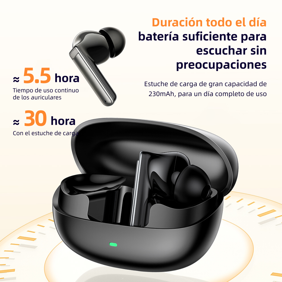 Auriculares Bluetooth 5.4 Enc Anc a prueba de agua y reducción de ruido -BH010 - Yesmart
