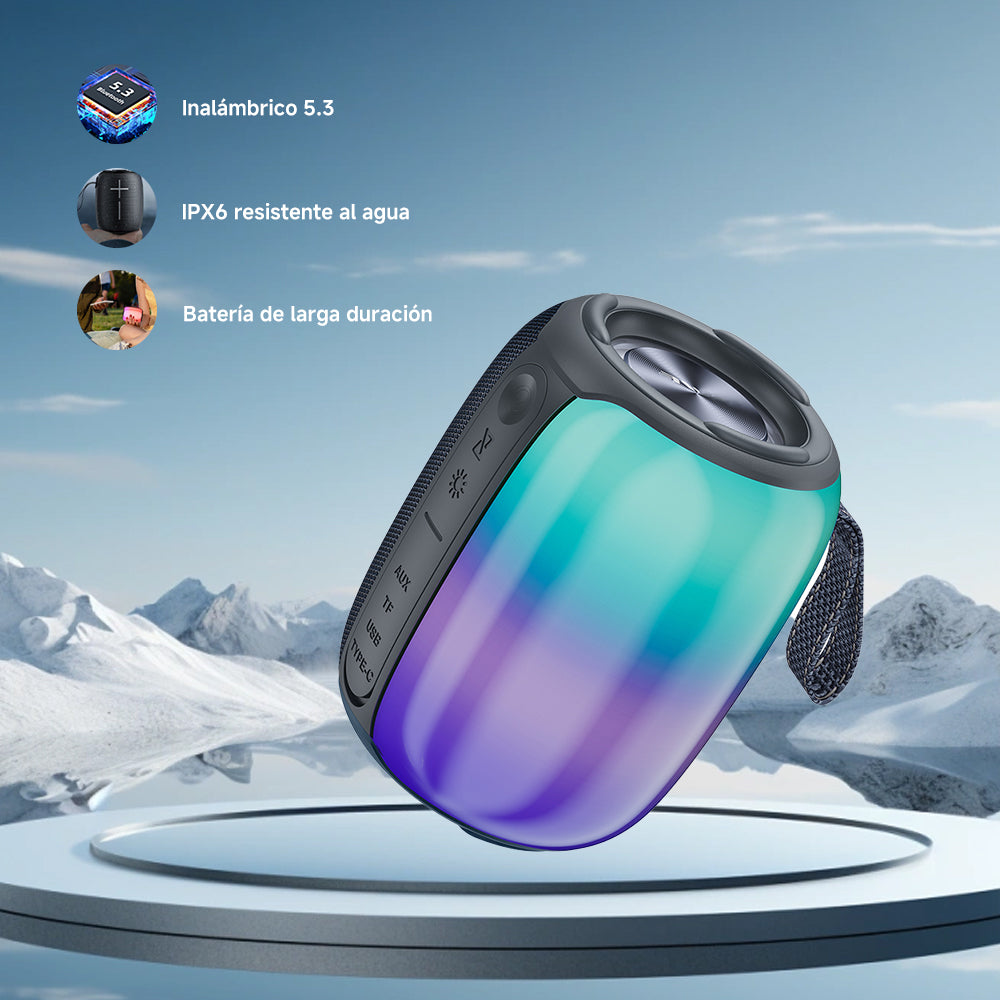 Altavoz Bluetooth luz ajustable soporte Tf card Speaker box -BS006 - Yesmart