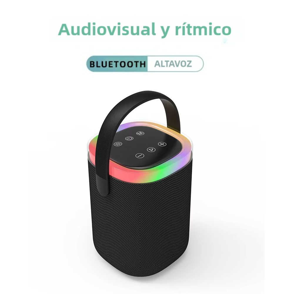 Altavoz Bluetooth inalámbrico al aire libre camping deslumbrante altavoz ajustable soporte de radio FM tarjeta TF -BS004 - Yesmart