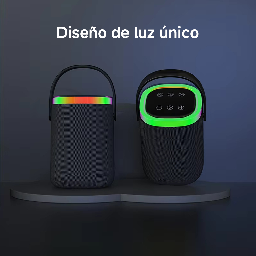 Altavoz Bluetooth inalámbrico al aire libre camping deslumbrante altavoz ajustable soporte de radio FM tarjeta TF -BS004 - Yesmart