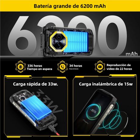 Teléfono inteligente Ulefone Armor Mini 20 Pro 5G 4.7" Rugged Phone, 64MP Night Camera, Android 14 Smartphone, 6200mAh Battery, LED Light -SP001 - Yesmart