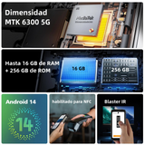Teléfono inteligente Ulefone Armor Mini 20 Pro 5G 4.7" Rugged Phone, 64MP Night Camera, Android 14 Smartphone, 6200mAh Battery, LED Light -SP001 - Yesmart