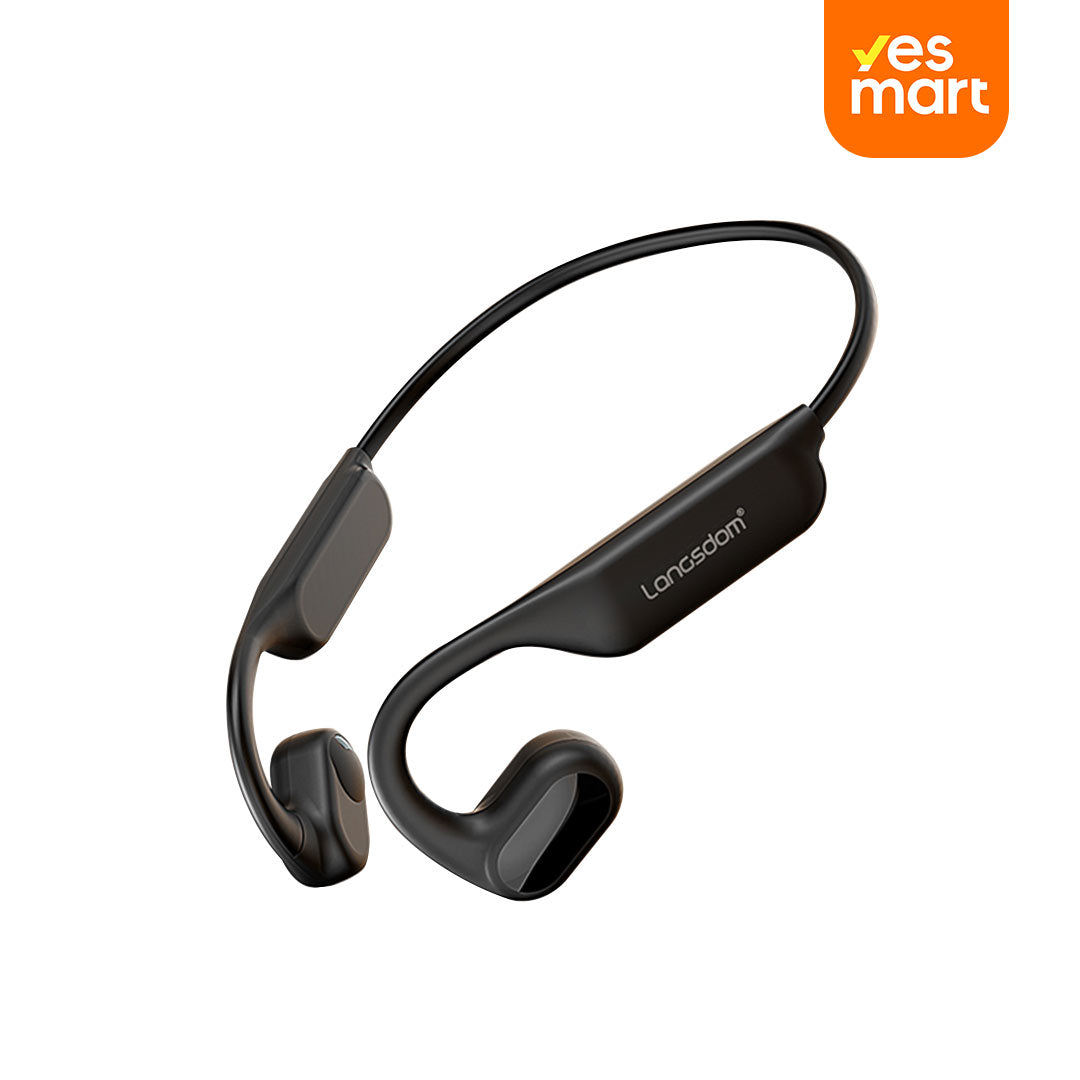 Auriculares Bluetooth 5.0 con Diseño de Conducción de Aire y Oído Abierto, 15 Horas de Batería, Baja Latencia, Multipunto y Control APP BC005
