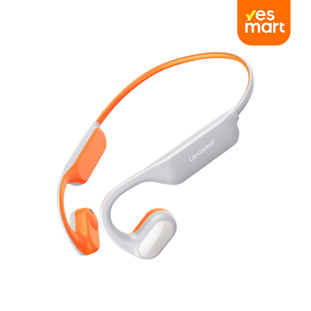 Auriculares Bluetooth 5.0 con Diseño de Conducción de Aire y Oído Abierto, 15 Horas de Batería, Baja Latencia, Multipunto y Control APP BC005