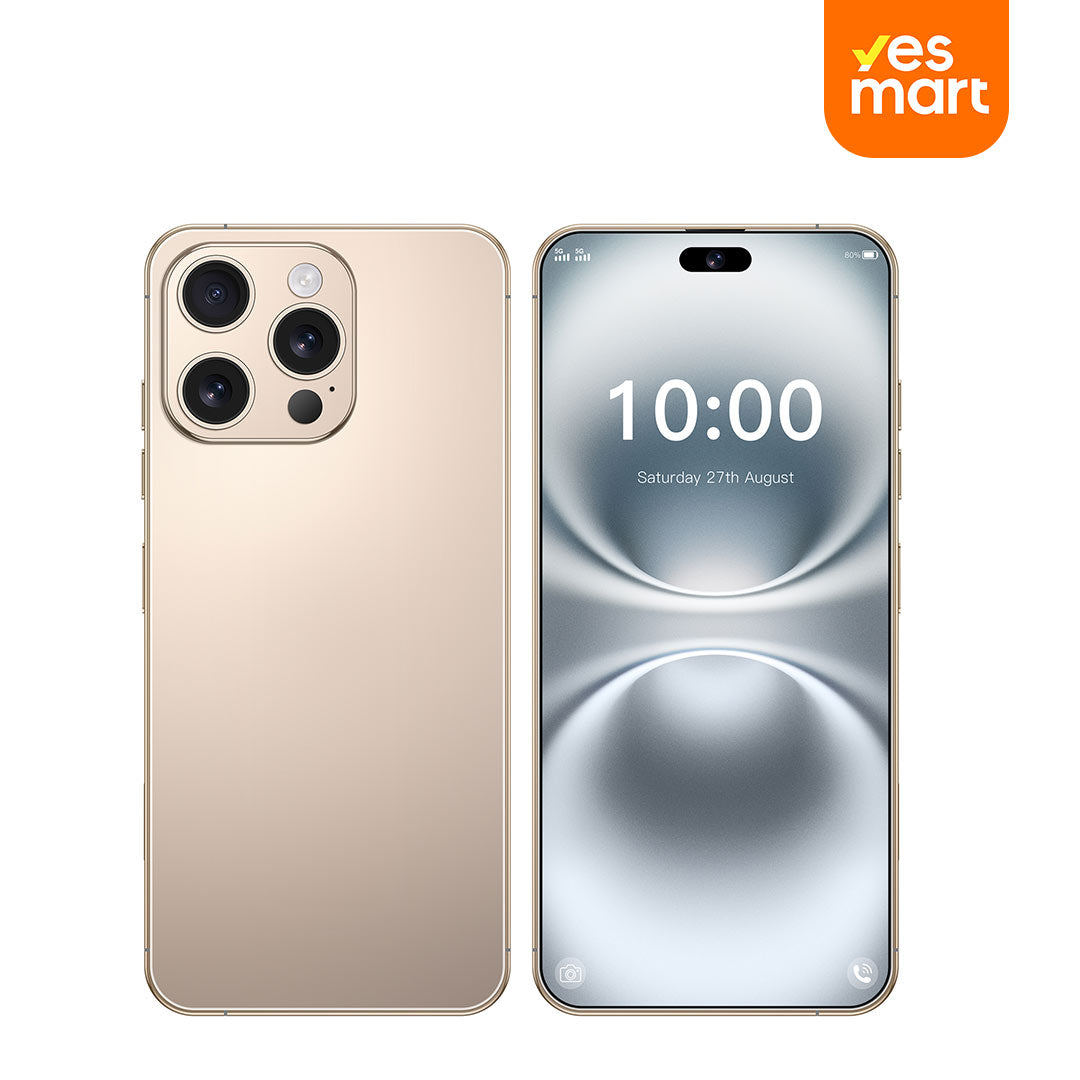 Teléfono inteligente Android 14, 3+64GB, 6.6" Pantalla, Cámara 240MP+80MP, Batería 4000mAh, Procesador Snapdragon -SP004