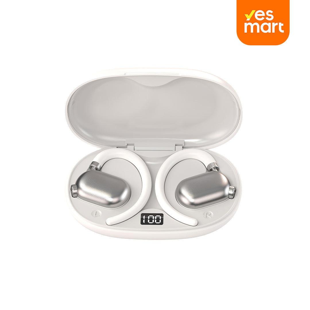 Auriculares Inalámbricos con Asistente de Voz AI, Doble Succión y 40 Horas de Batería BH023