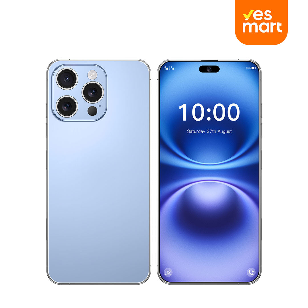 Teléfono inteligente Android 14, 3+64GB, 6.6" Pantalla, Cámara 240MP+80MP, Batería 4000mAh, Procesador Snapdragon -SP004