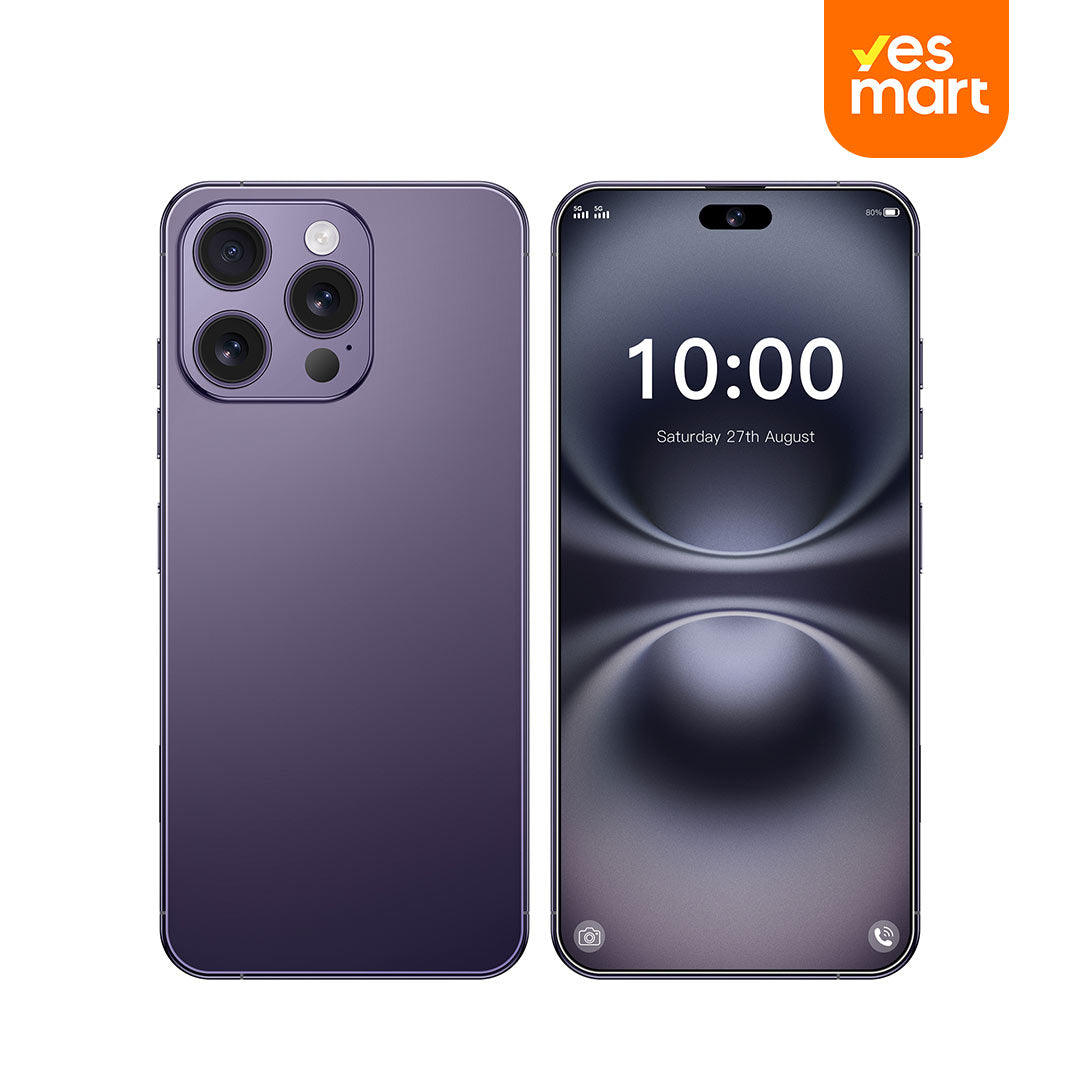 Teléfono inteligente Android 14, 3+64GB, 6.6" Pantalla, Cámara 240MP+80MP, Batería 4000mAh, Procesador Snapdragon -SP004