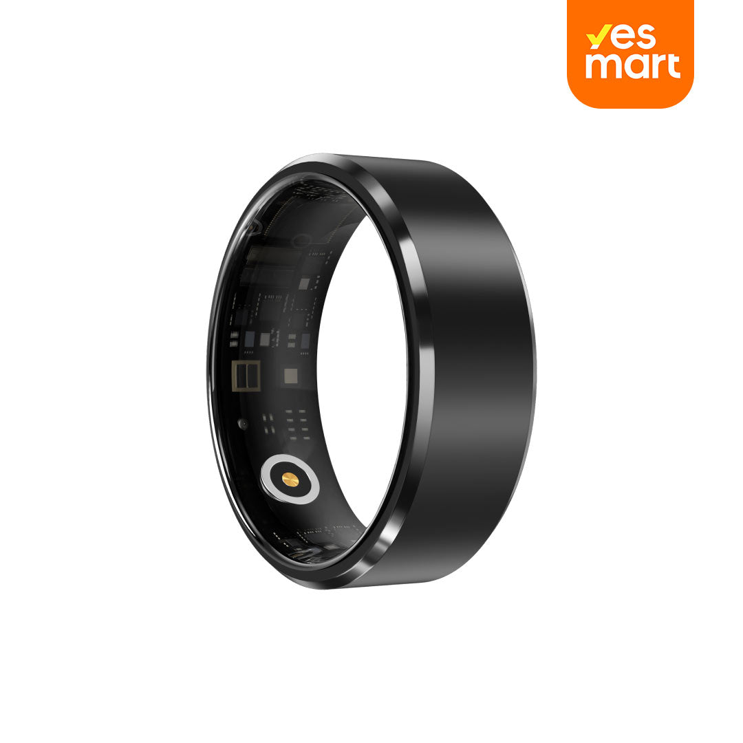 Anillo Inteligente 5ATM, Monitor de Salud con Ritmo Cardiaco, Oxígeno en Sangre y Seguimiento del Sueño, Compatible con Android e iOS SW010