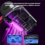 Aspiradora de Mano Inalámbrica para Cama - Limpieza Eficaz de Colchones, Sofás y Más, Con Succión Potente 8KPa, Filtro HEPA Lavable, Esterilización UV - AE003