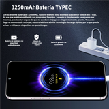 Teléfono inteligente Android 4G, 6.53'' HD, 3GB RAM+32GB ROM, Cámara 13MP+2MP, Dual SIM, Batería 3250mAh con Carga Rápida -SP006 - Yesmart