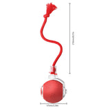Juguete Interactivo para Gatos de Interior – Bola Rodante con Luz, Sonido de Pájaro y Cola Giratoria, Recargable por USB, Activación por Movimiento, para Alfombra y Madera – JM001