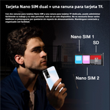 Teléfono inteligente Android 4G, 6.53'' HD, 3GB RAM+32GB ROM, Cámara 13MP+2MP, Dual SIM, Batería 3250mAh con Carga Rápida -SP006 - Yesmart