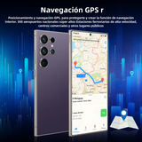 Teléfono inteligente Android 14, 4GB+128GB ROM, 240MP+80MP, Pantalla 6.6", Batería 4500mAh, Dual SIM Desbloqueado -SP003 - Yesmart
