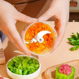 Picadora de verduras, utensilio de cocina, picadora de ajo, picadora de verduras pequeña, picadora de cebolla portátil