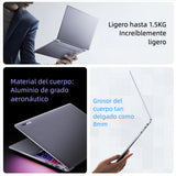 Laptop 15.6 Pulgadas Ultraligera con Pantalla IPS Full HD, Procesador Intel N5095,, Ideal para Estudio y Oficina