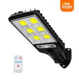 Lámpara LED Solar con Sensor de Movimiento 1000000LM, Luz Exterior para Jardín, Calle y Pared, Resistente a Todo Clima – JP001