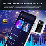 Teléfono inteligente Android 4G, 6.53'' HD, 3GB RAM+32GB ROM, Cámara 13MP+2MP, Dual SIM, Batería 3250mAh con Carga Rápida -SP006 - Yesmart
