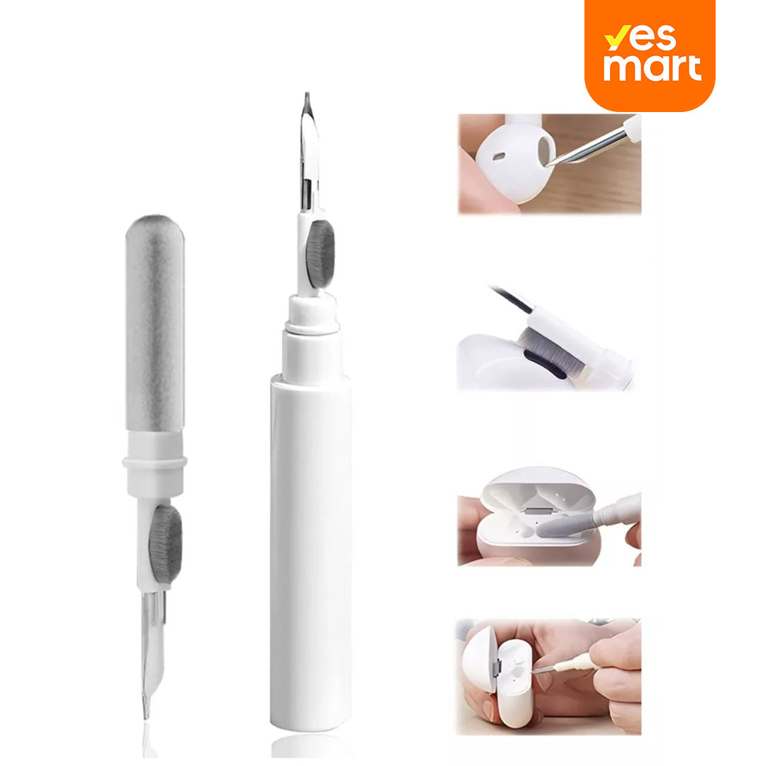 QT001 Multifunción portátil auriculares bluetooth pluma de limpieza 3 en 1 bluetooth auriculares cepillo de limpieza de computadora móvil