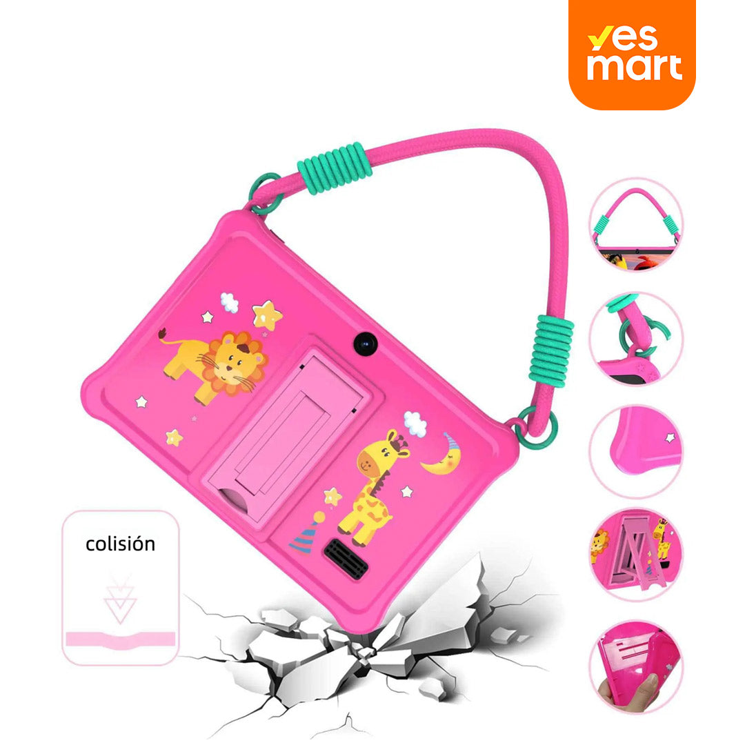 Tablet Infantil con 7 Pulgadas, 32GB, Android 13, Cámara Dual, WiFi y Control Parental TP001