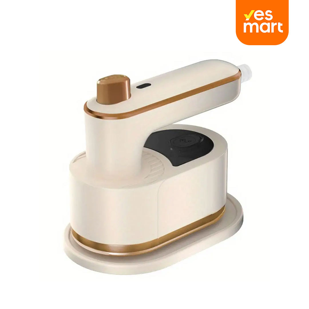 Plancha de Viaje Mini Portátil 3 en 1 con Base Anti-Quemaduras, Vapor Seco/Húmedo y 180° Rotación - Ideal para Ropa, Viajes y Hogar - PM001