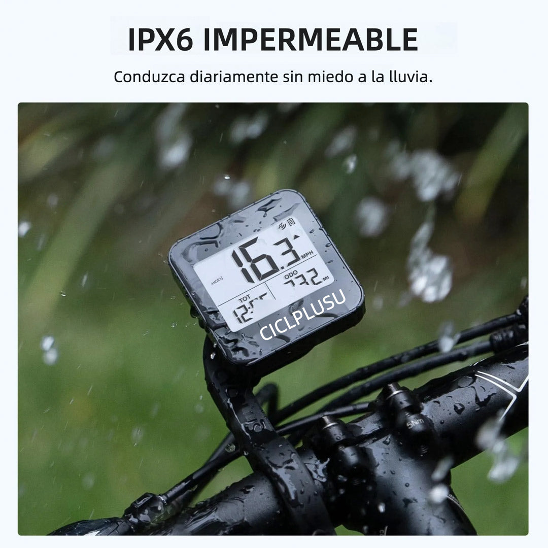 Computadora de Bicicleta GPS Inalámbrica con Luz Automática y Batería de Alta Capacidad - CL004